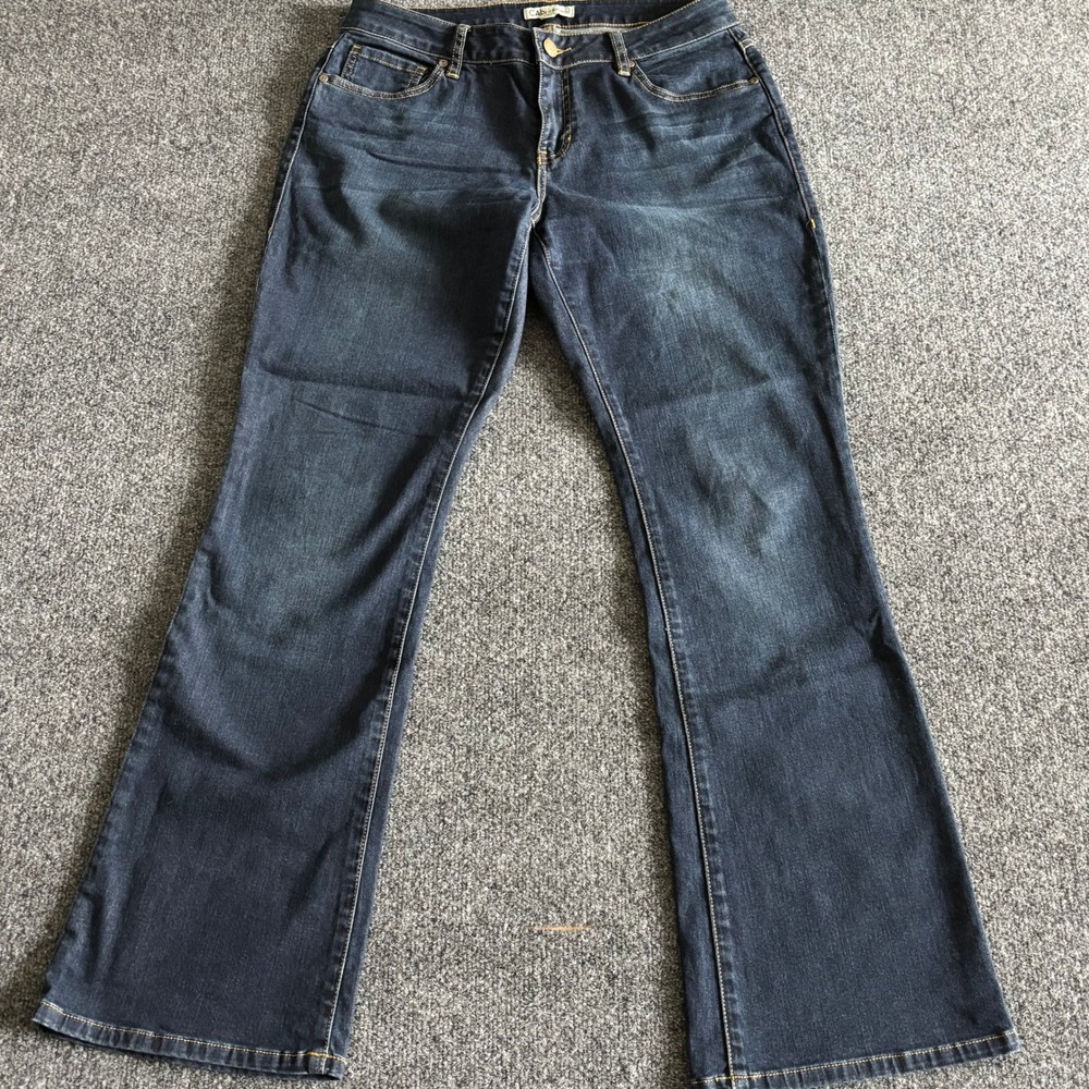 Cabi Jeans Womens 10 Dark Wash Bootcut Denim Pants Style 120 Stretch